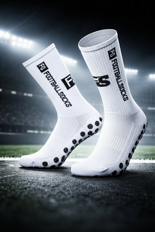 Gripsokken Voetbal Wit - Sportsokken Anti-Blaren - Maat 38-46